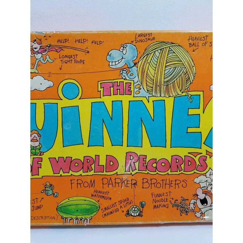 The Guinness Book Of World Records Game By Parker Brothers Complete Vintage